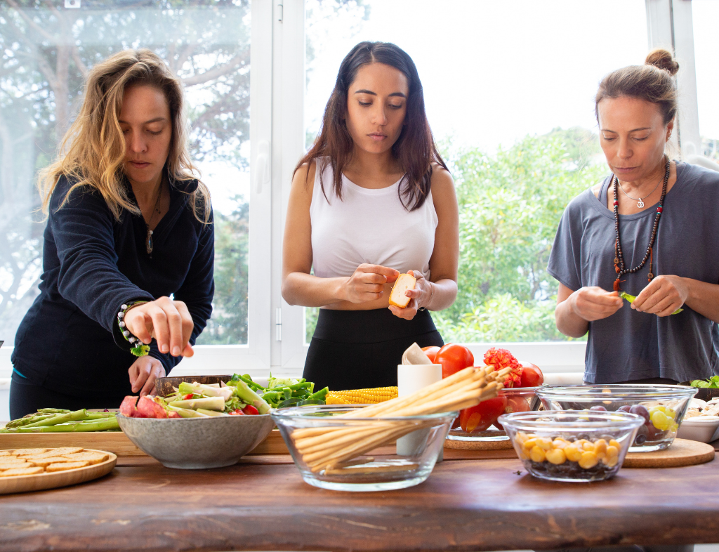 healthy meal preparation